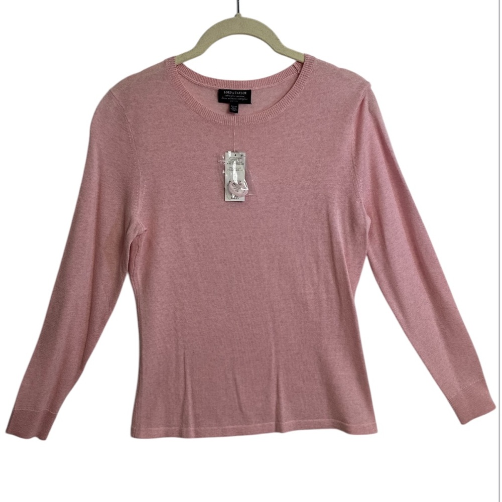 LORD & TAYLOR Merino Wool Sweater, Size PETITE SMALL